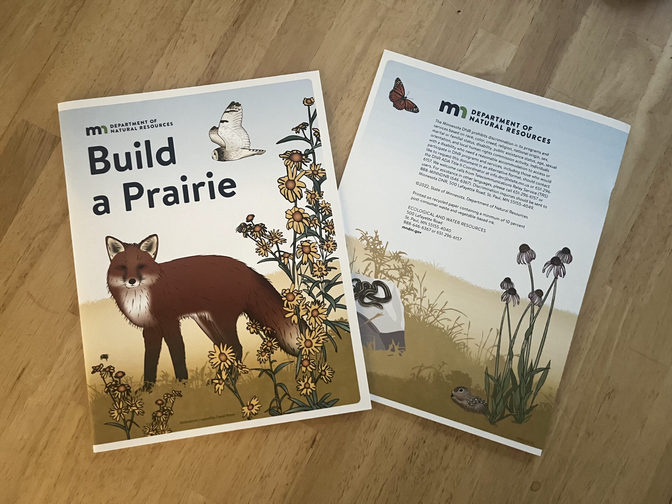 MN DNR Prairie Coloring Book