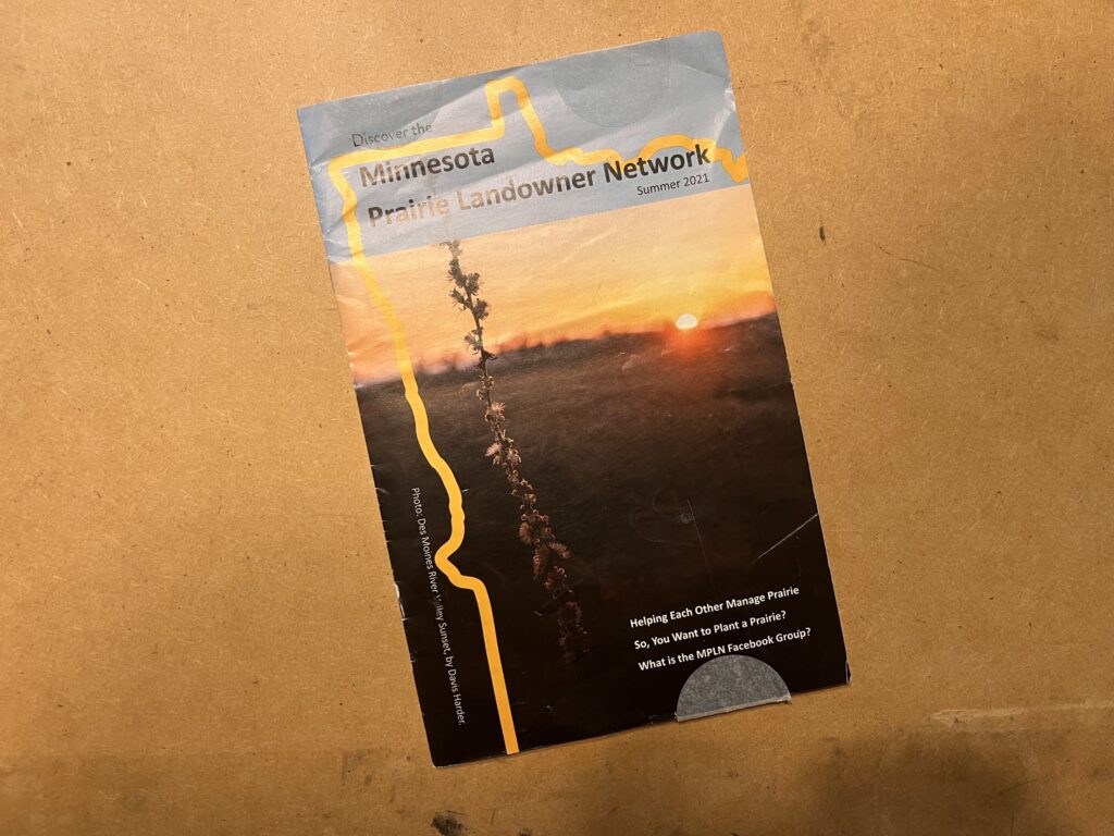 A mini booklet.